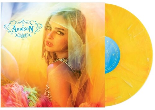 Addison Rae - Addison LP (Yellow Marbled Vinyl)