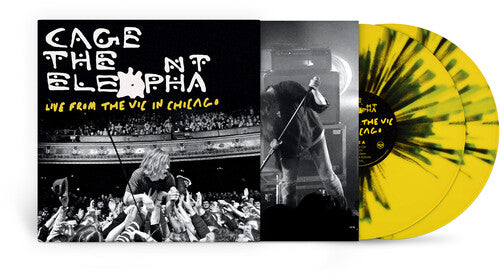 Cage the Elephant - Live From The Vic In Chicago LP (2-Disc Yellow and Black Splatter Vinyl, RSDBF25)