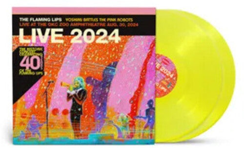The Flaming Lips - Yoshimi Battles The Pink Robots: Live At The Zoo Amphitheatre, Oklahoma City, August 30, 2024 LP (2-Disc Yellow Vinyl, RSDBF25)