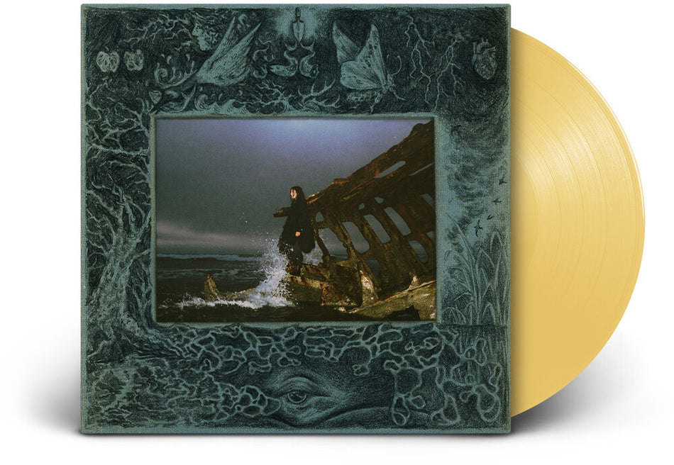 the album cover for Searows - Death In The Business Of Whaling [Gold LP]