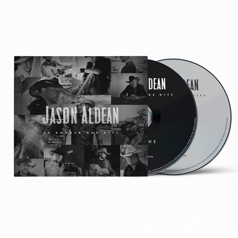 the album cover for Jason Aldean - 30 Number One Hits
