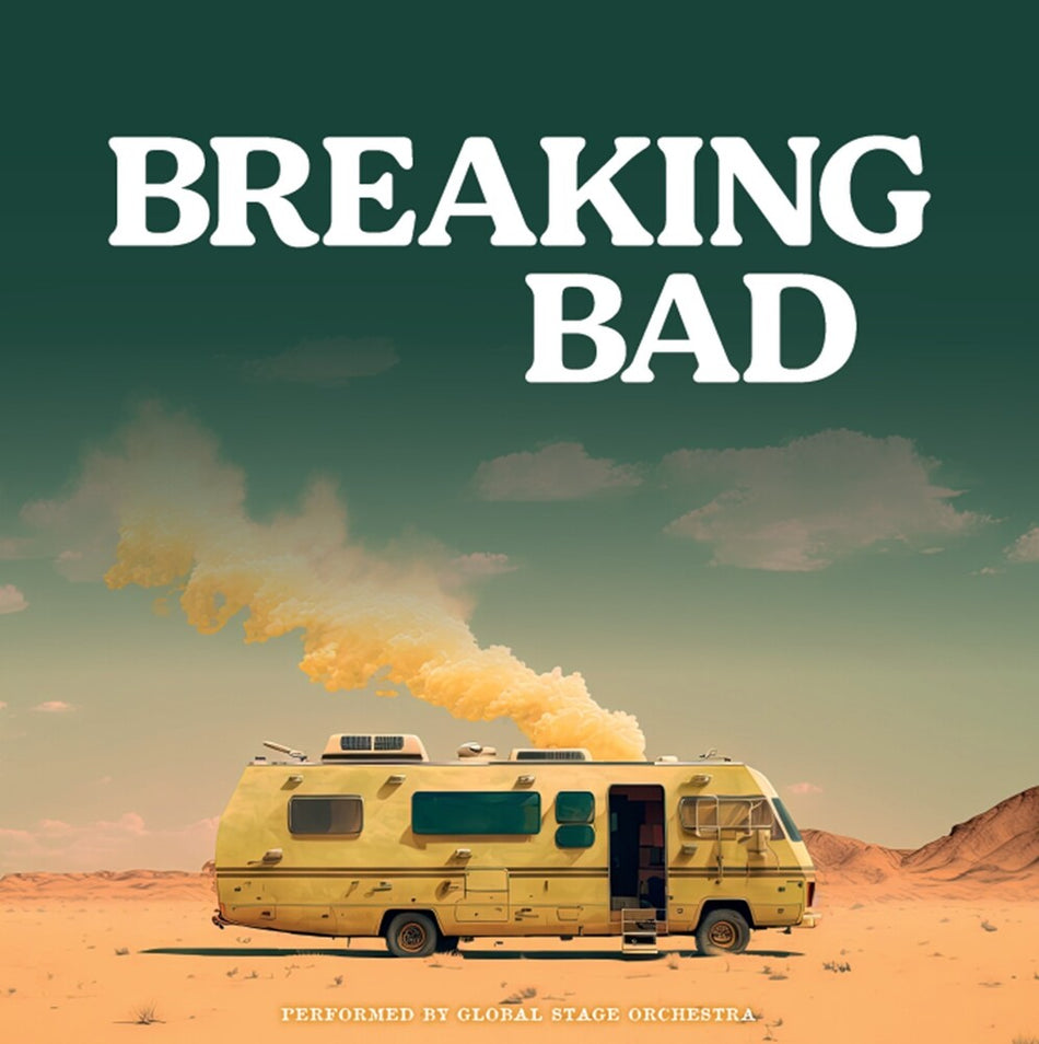 the album cover for Global Stage Orchestra - Breaking Bad - Ltd Crystal Clear Vinyl