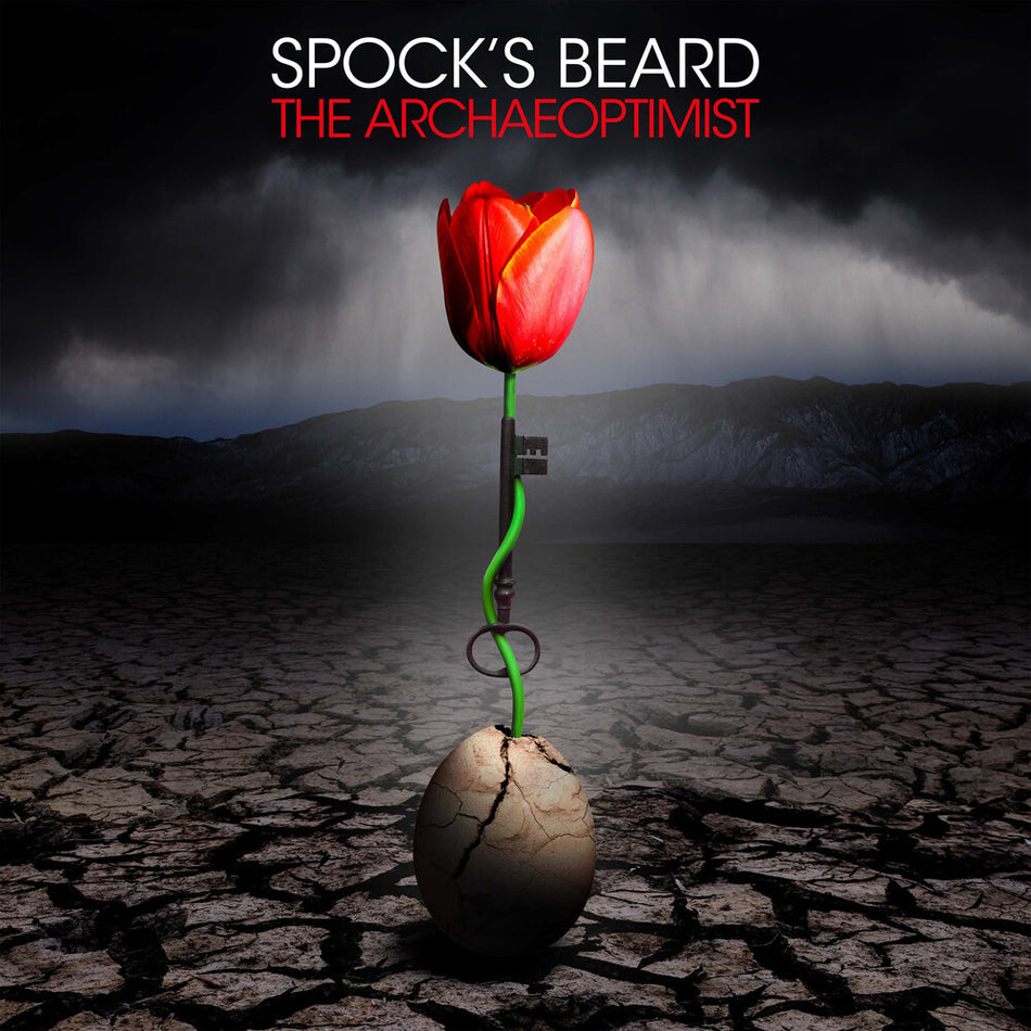 the album cover for Spock's Beard - The Archaeoptimist