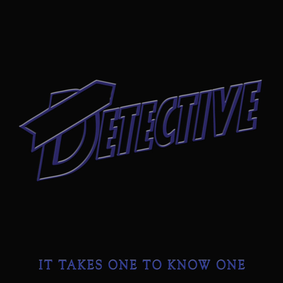 the album cover for Detective - It Takes One To Know One [Purple Colored Vinyl]