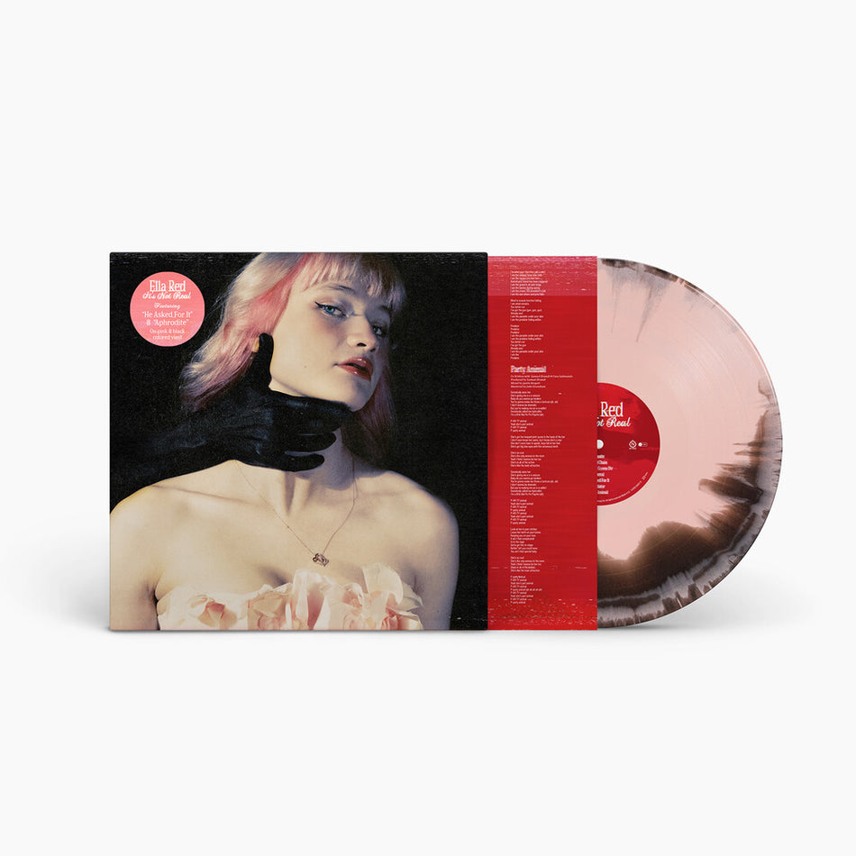 the album cover for Ella Red - It's Not Real [Pink/Black]