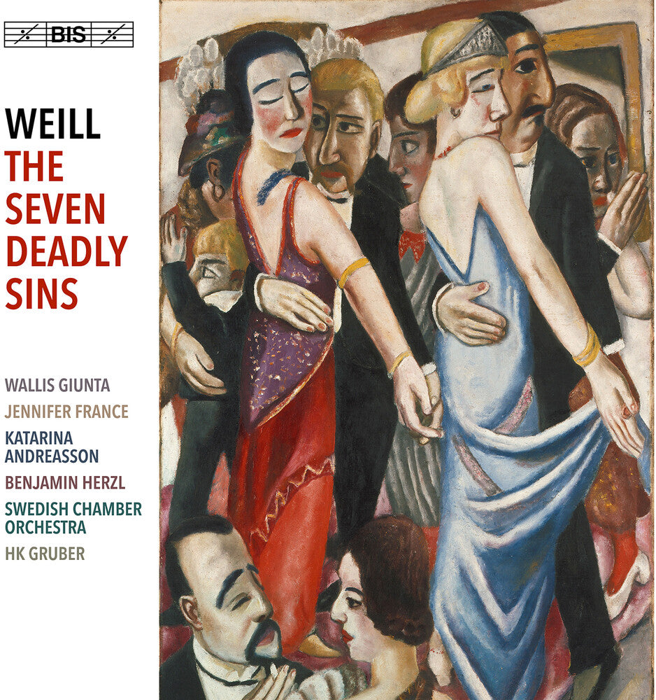 the album cover for Swedish Chamber Orchestra - Kurt Weill: Seven Deadly Sins