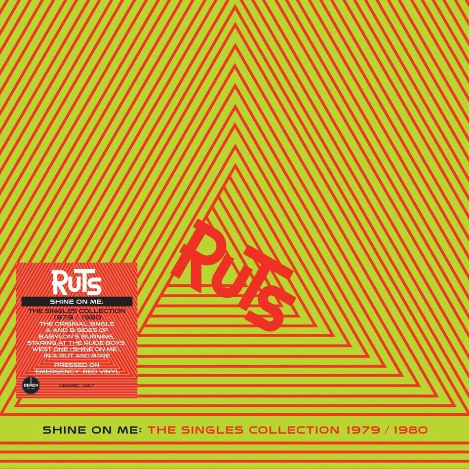 the album cover for Ruts - Shine On Me: The Singles Collection 1979-1980 (Uk)