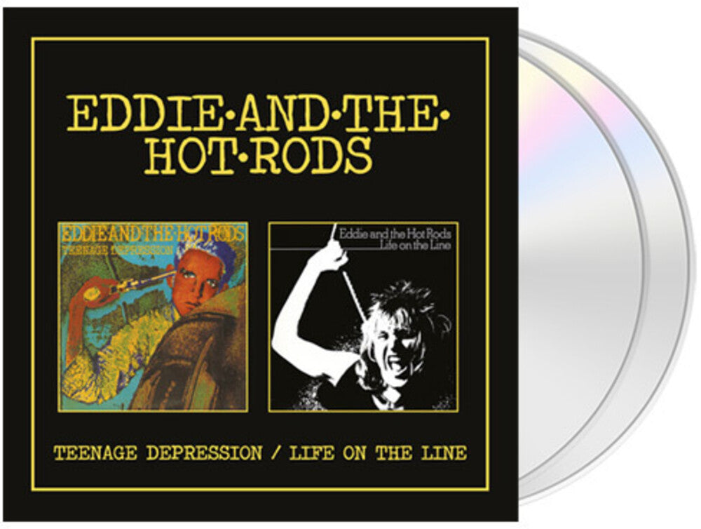 the album cover for Eddie & The Hotrods - Teenage Depression / Life On The Line - Expanded
