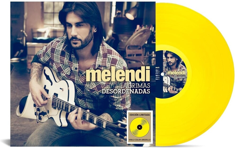 the album cover for Melendi - Lagrimas Desordenadas - Yellow Vinyl [Colored Vinyl] (Ylw)