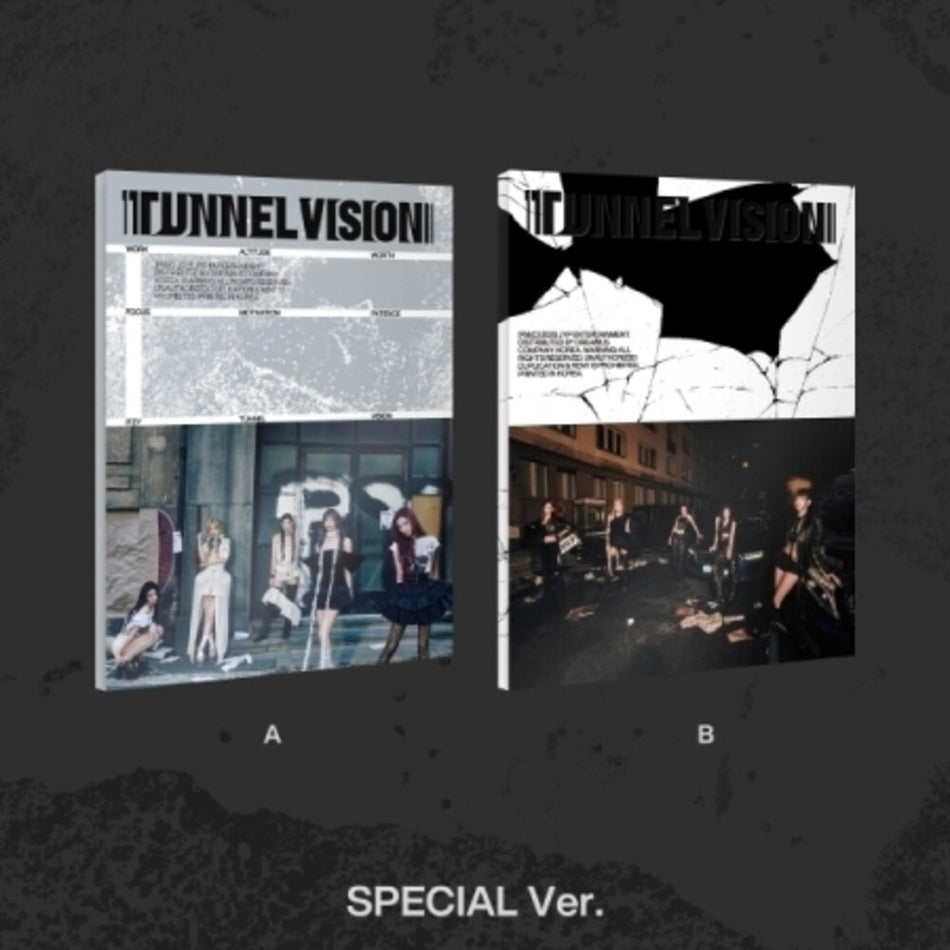 the album cover for ITZY - Tunnel Vision - Special Version (Mag) (Post)