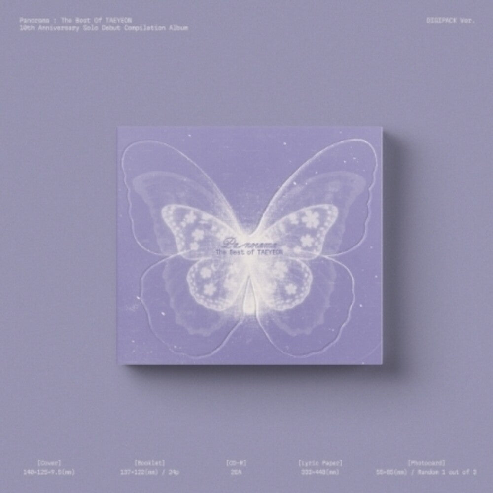 the album cover for Taeyeon - Panorama: The Best Of Taeyeon - Digipack Version