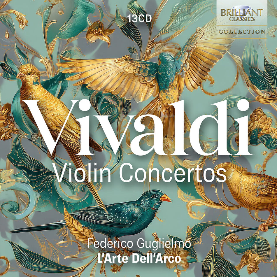the album cover for Federico Guglielmo - Vivaldi: Violin Concertos