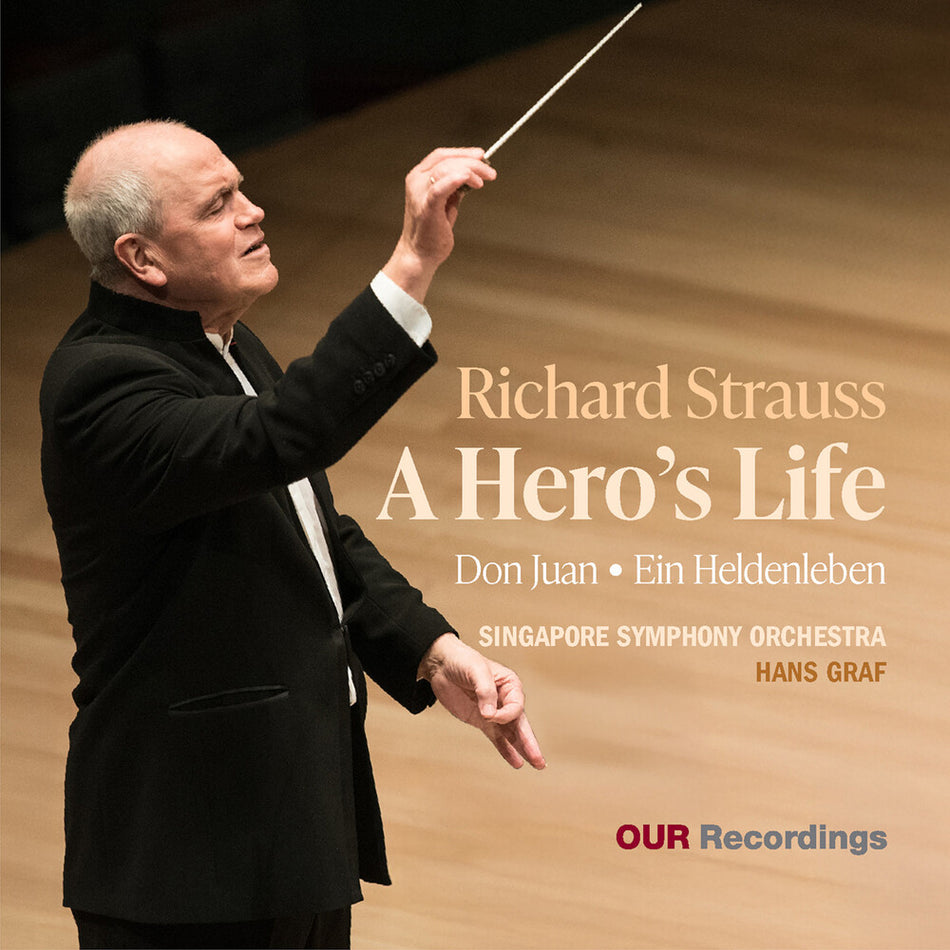the album cover for Singapore Symphony Orchestra - Richard Strauss: A Hero's Life