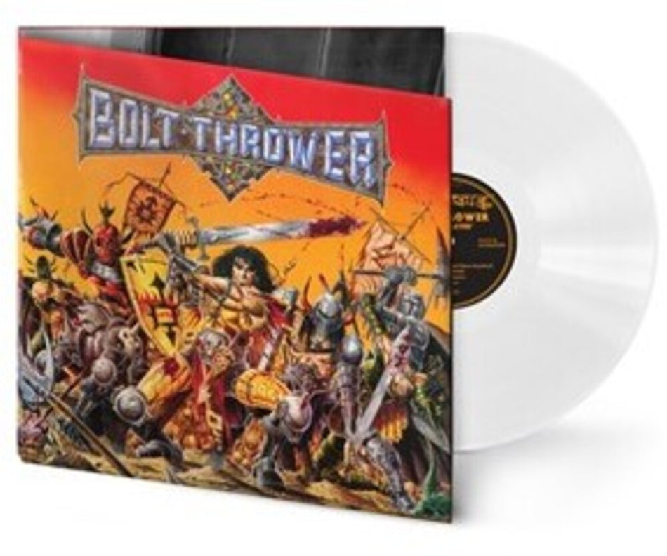 the album cover for Bolt Thrower - War Master - White Vinyl [Colored Vinyl] (Wht) (Uk)