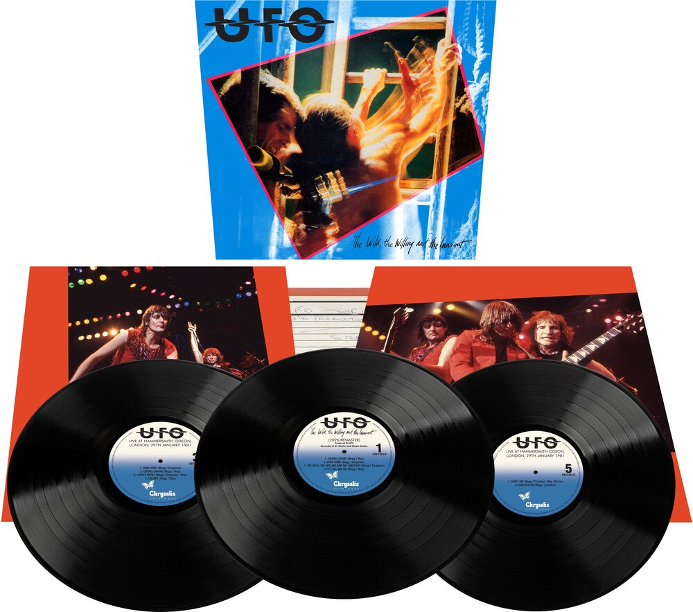 the album cover for UFO - Wild Willing & Innocent [Deluxe Edition Remaster]