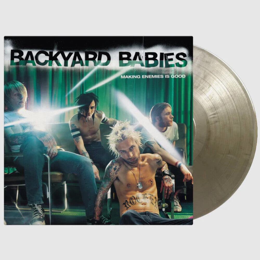 the album cover for Backyard Babies - Making Enemies Is Good [Silver & Black Marble 180 Gram]