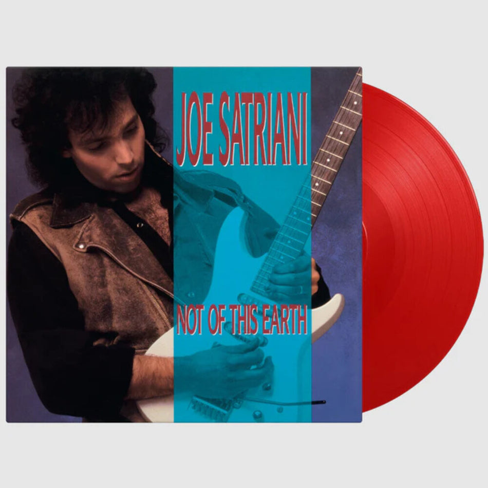 the album cover for Joe Satriani - Not Of This Earth [Red 180 Gram]