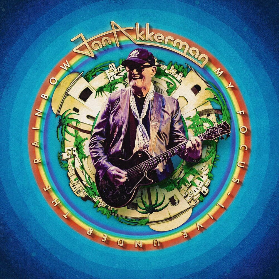 the album cover for Jan Akkerman - My Focus: Live Under The Rainbow (Uk)