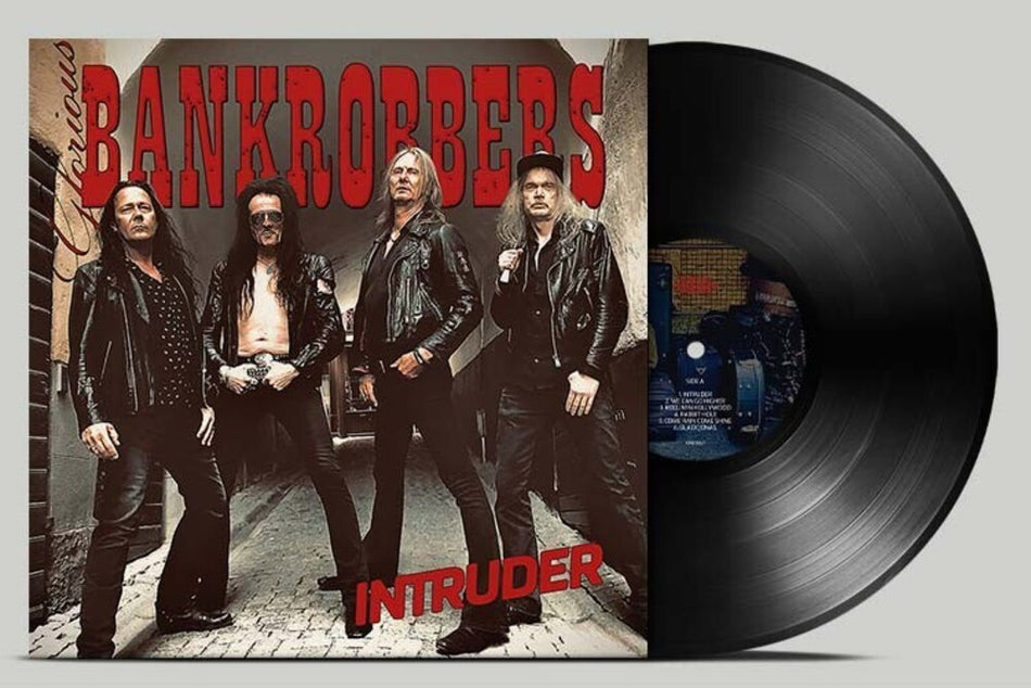 the album cover for Glorious Bankrobbers - Intruder