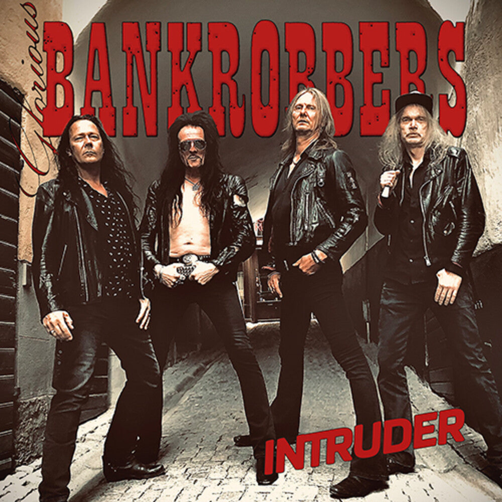 the album cover for Glorious Bankrobbers - Intruder