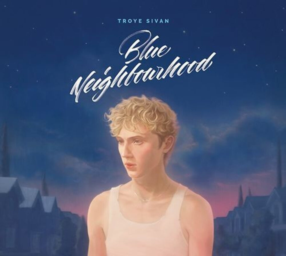 the album cover for Troye Sivan - Blue Neighbourhood 'Ten Years On' - 10th Anniversary
