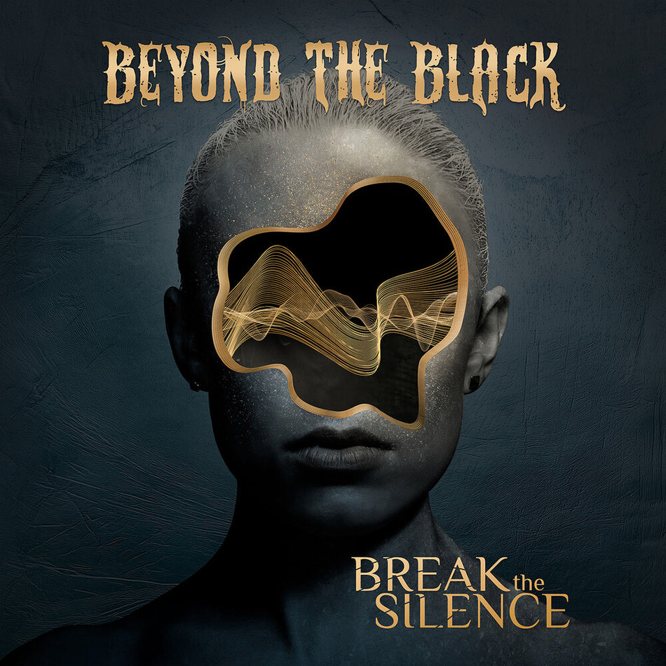 the album cover for Beyond The Black - Break The Silence [Gold Colored Vinyl]