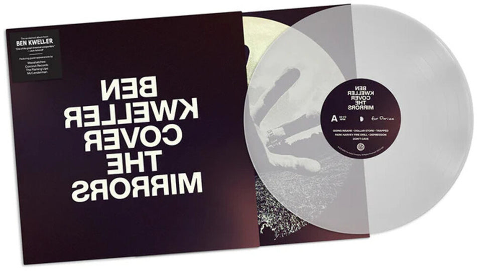 the album cover for Ben Kweller - Cover The Mirrors [Clear Vinyl] (Uk)