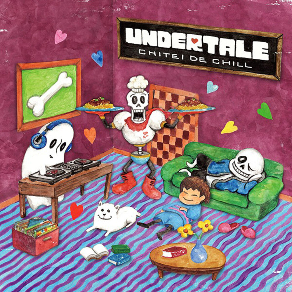 the album cover for Game Music (Jpn) - Undertale: Chitei De Chill - O.S.T. (Jpn)