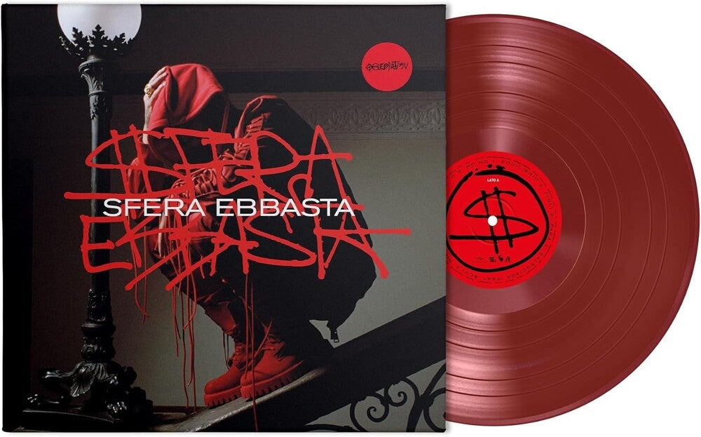 the album cover for Sfera Ebbasta - Sfera Ebbasta ($Elebration) - Red Vinyl [Colored Vinyl]