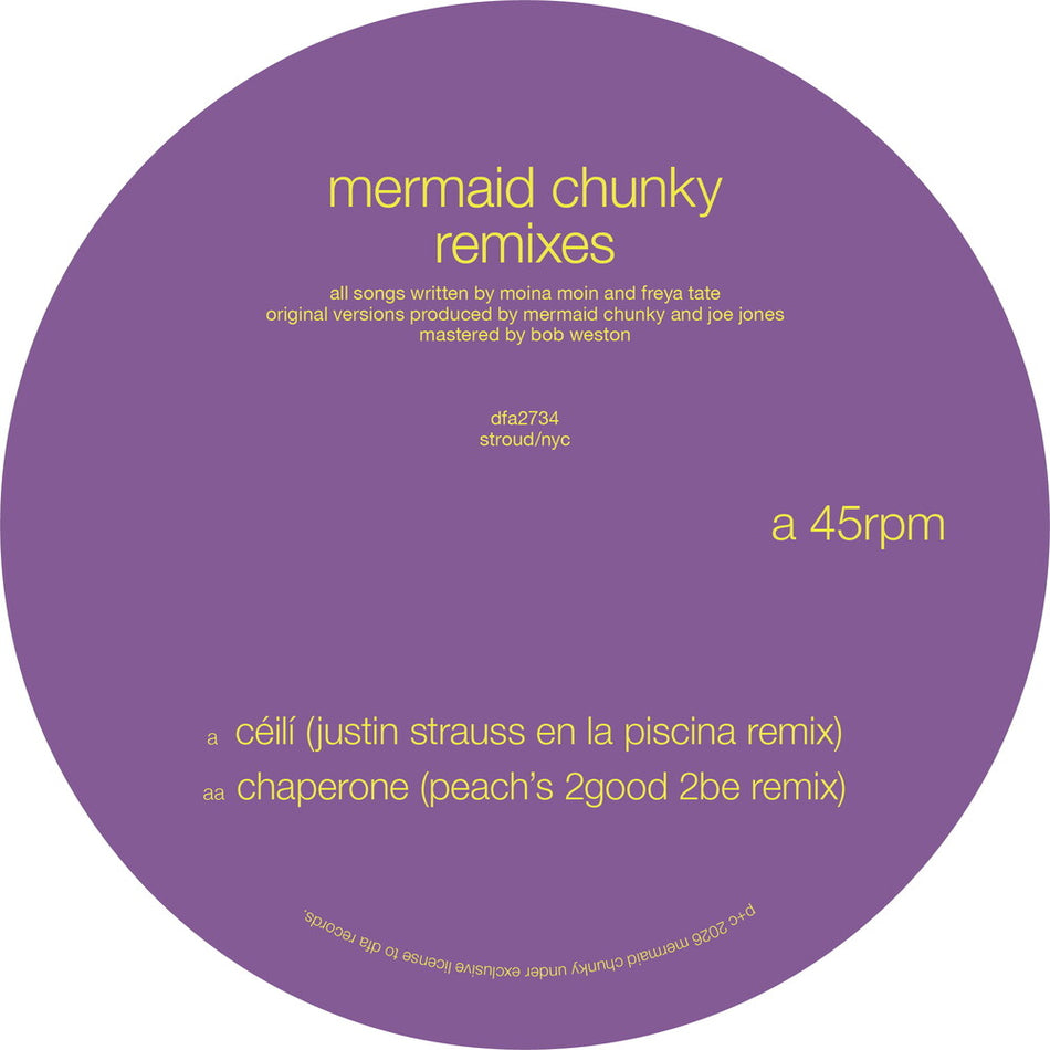 the album cover for Mermaid Chunky - Remixes