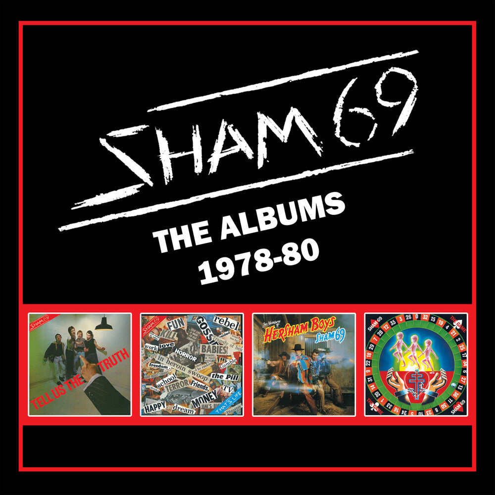 the album cover for Sham 69 - Albums 1978-80 (Uk)