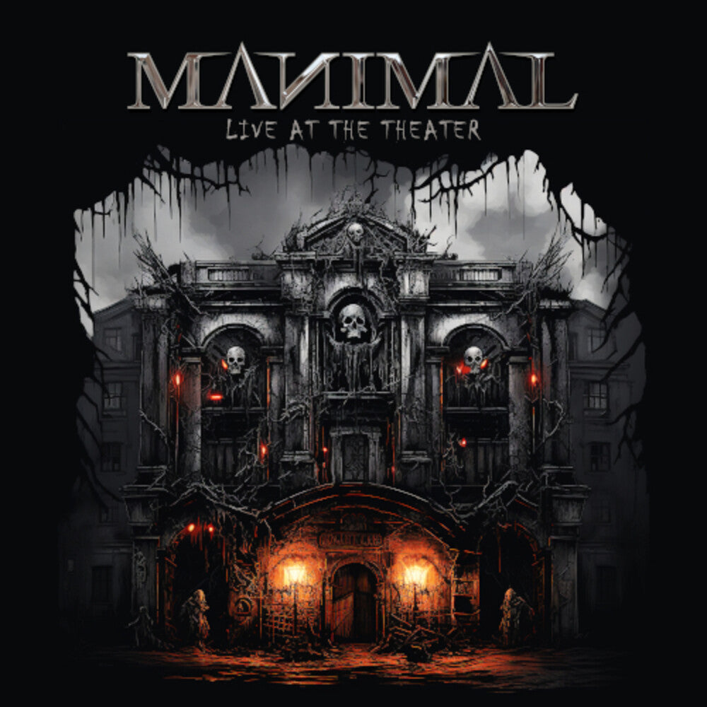the album cover for Manimal - Live At The Theater