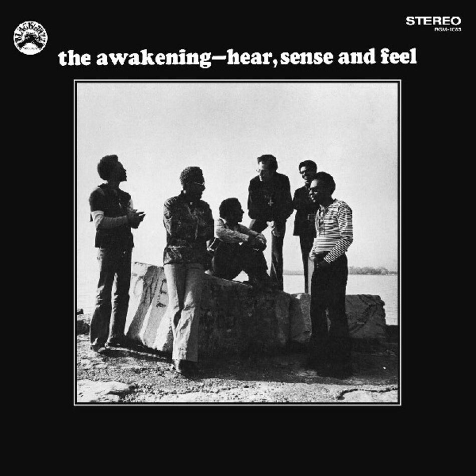 the album cover for Awakening - Hear Sense And Feel [Black & Blue]