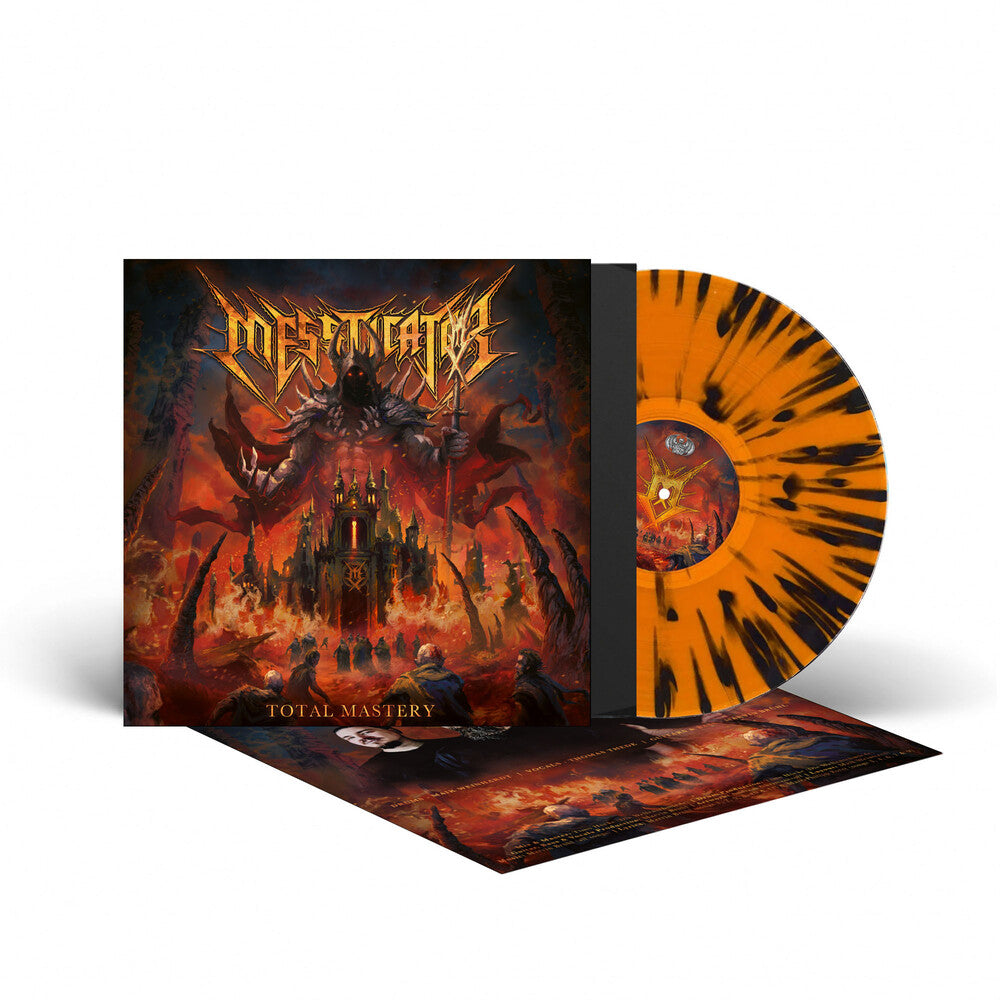 the album cover for Messticator - Total Mastery [Orange/Black]