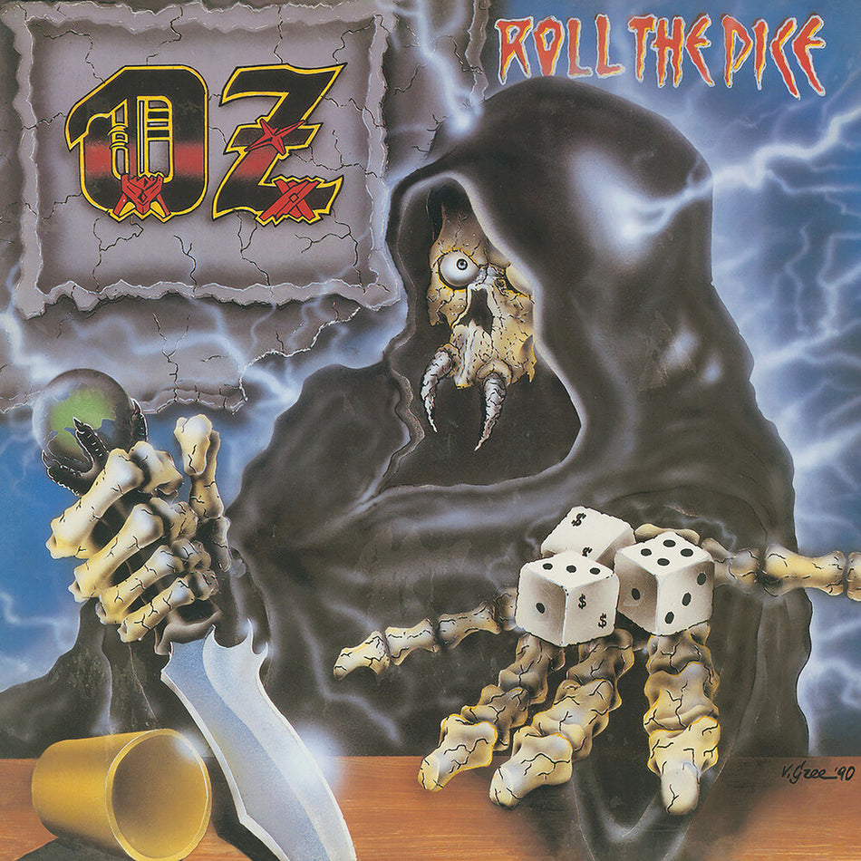 the album cover for Oz - Roll The Dice - Blue (Blue) [Colored Vinyl] [Reissue]