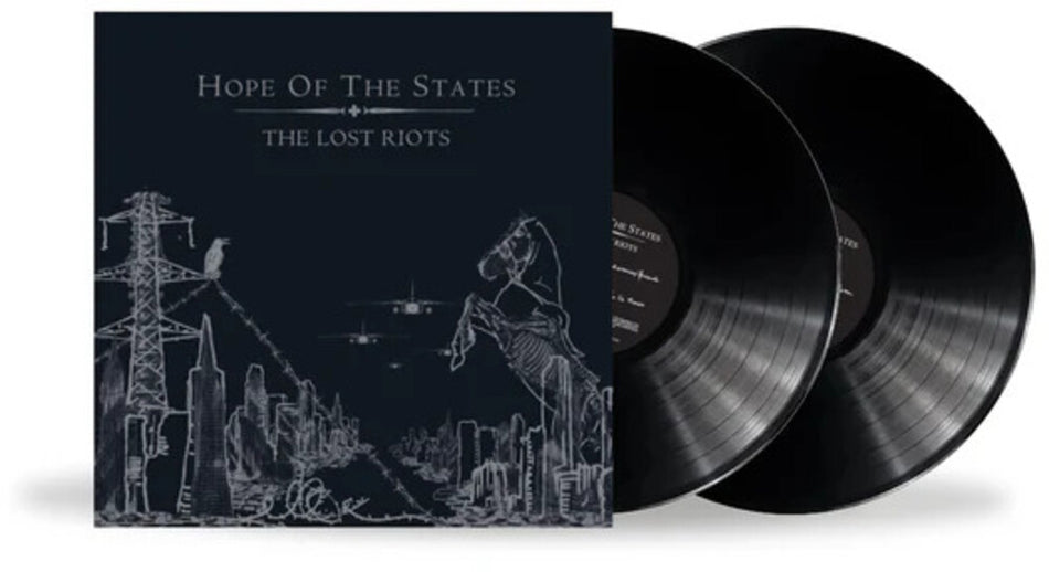 the album cover for Hope Of The States - Lost Riots (Uk)