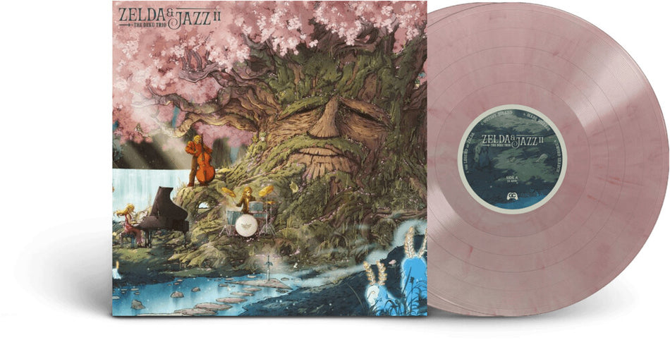 the album cover for Deku Trio - Zelda & Jazz II [Indie Exclusive Pink/Blue]