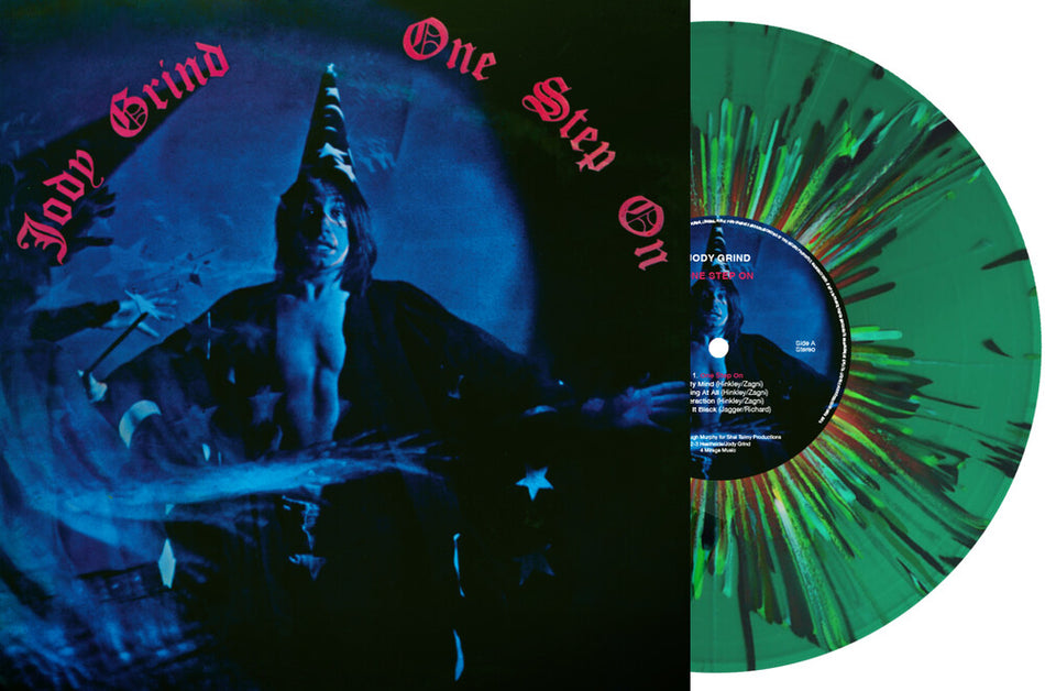 the album cover for Jody Grind - One Step On - Splatter Vinyl [Colored Vinyl] (Spla) (Fra)