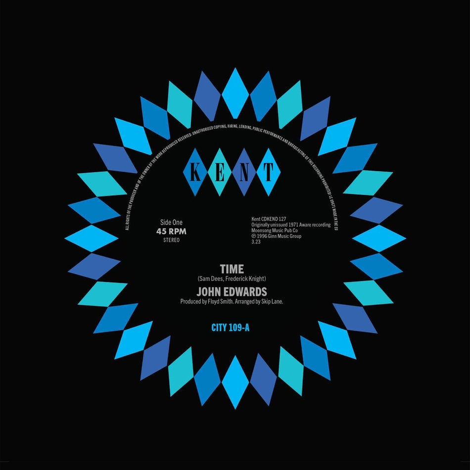 the album cover for John Edwards - Time / How Can I Go On Without You (Uk)
