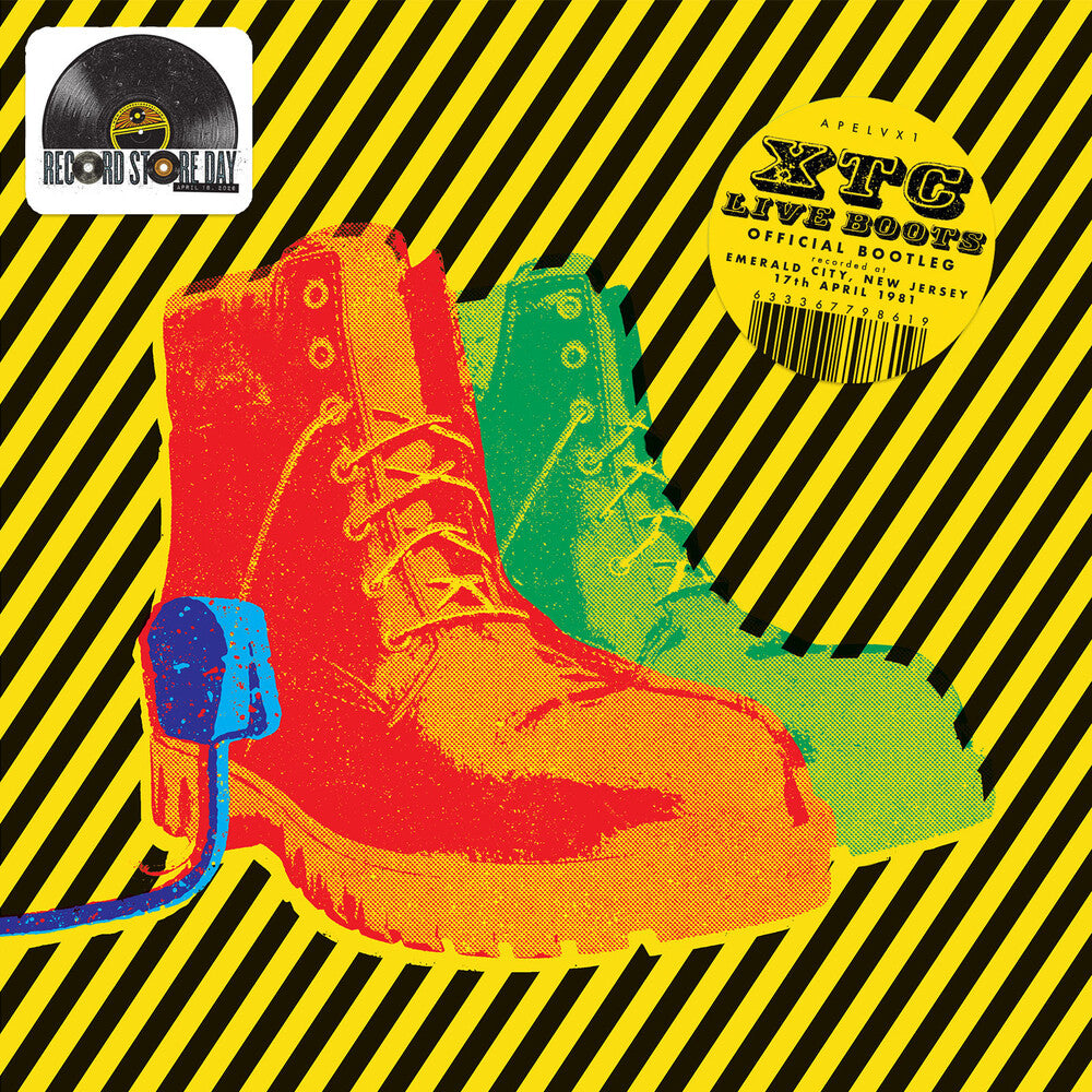 the album cover for Xtc - Live Boots - Live At Emerald City 1981 [RSD 2026]