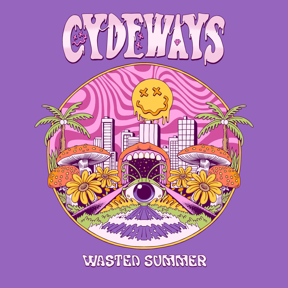 the album cover for Cydeways - Wasted Summer [Colored Vinyl] (Purp)