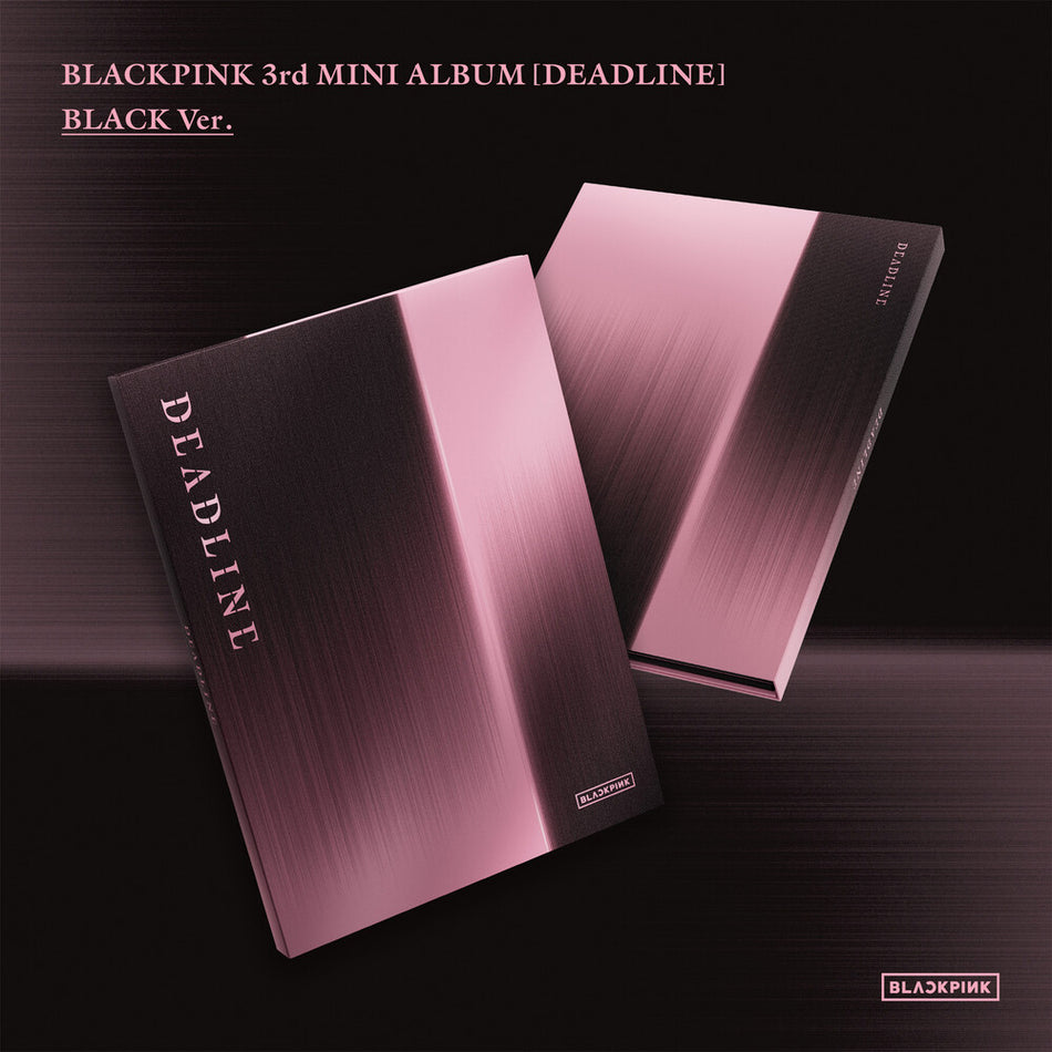 the album cover for BLACKPINK - 3rd Mini Album [Deadline] Black Version (Phob)
