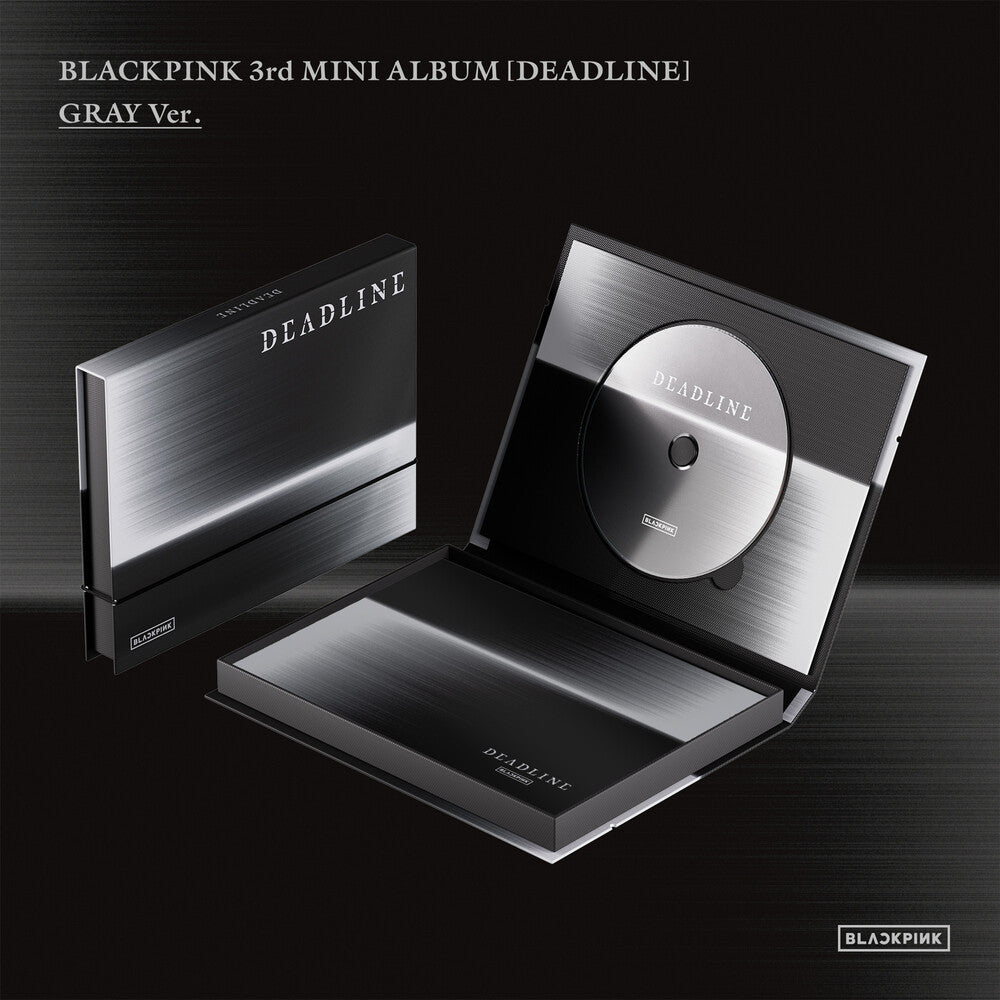 the album cover for BLACKPINK - 3rd Mini Album [Deadline] Gray Version