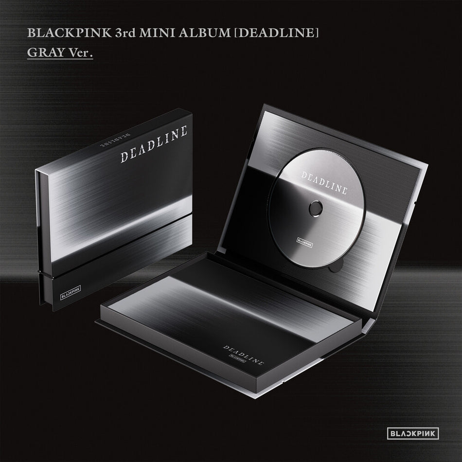 the album cover for BLACKPINK - 3rd Mini Album [Deadline] Gray Version