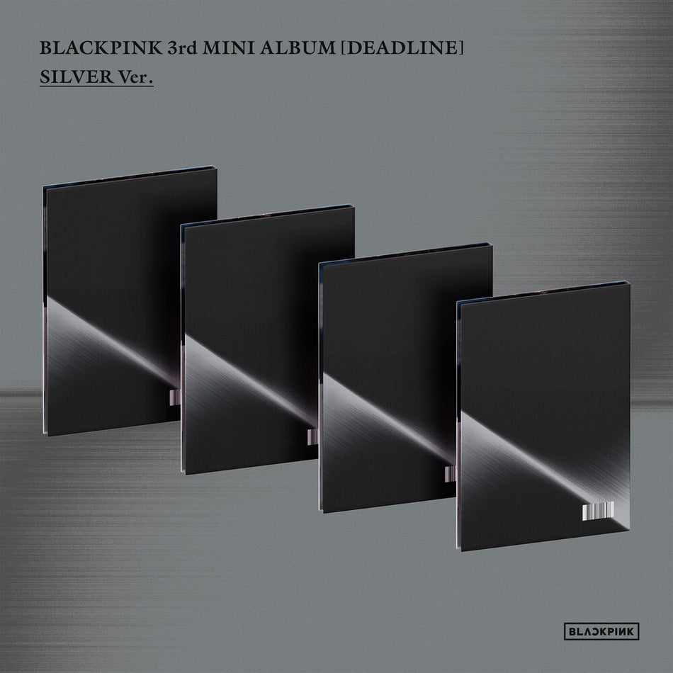 the album cover for BLACKPINK - BLACKPINK 3RD MINI ALBUM - DEADLINE [JENNIE SILVER VER.]