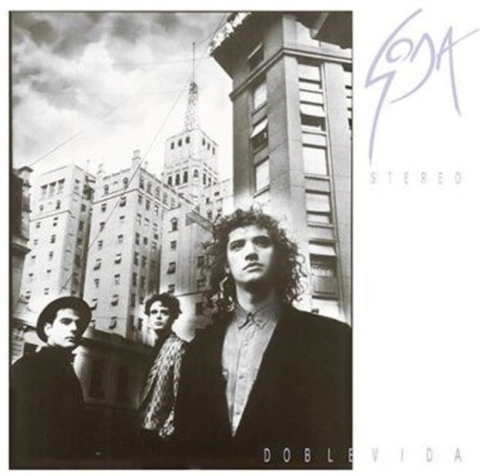 the album cover for Soda Stereo - Doble Vida [Clear Vinyl]