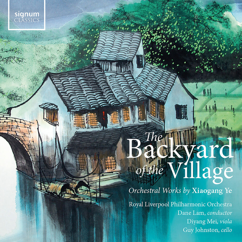 the album cover for Diyang Mei - Backyard Of The Village - Orchestral Works By Xiao