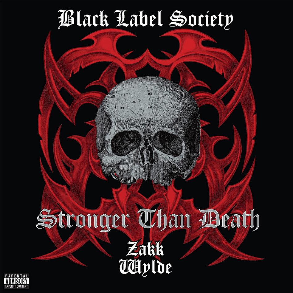 the album cover for Black Label Society - Stronger Than Death [Magenta] (Reissue)