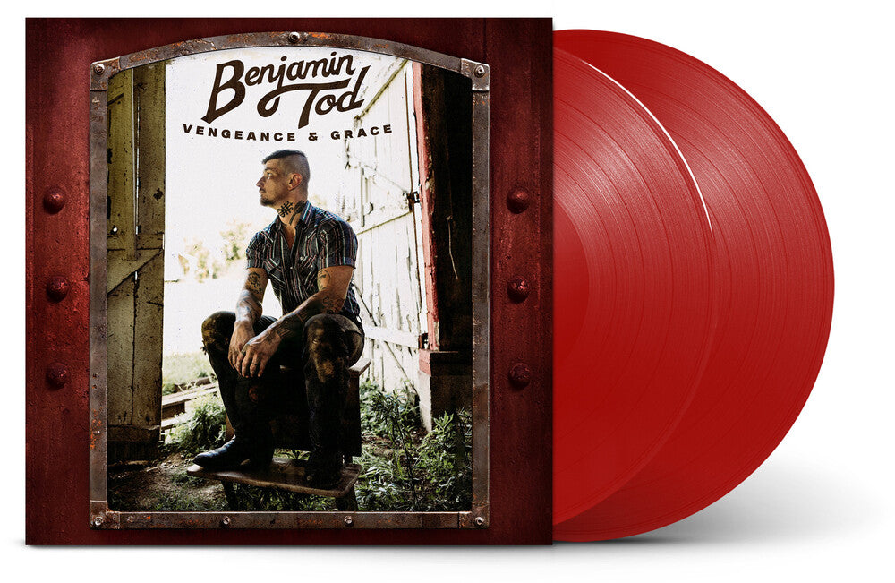 the album cover for Benjamin Tod - Vengeance and Grace [Indie Exclusive Opaque Red]