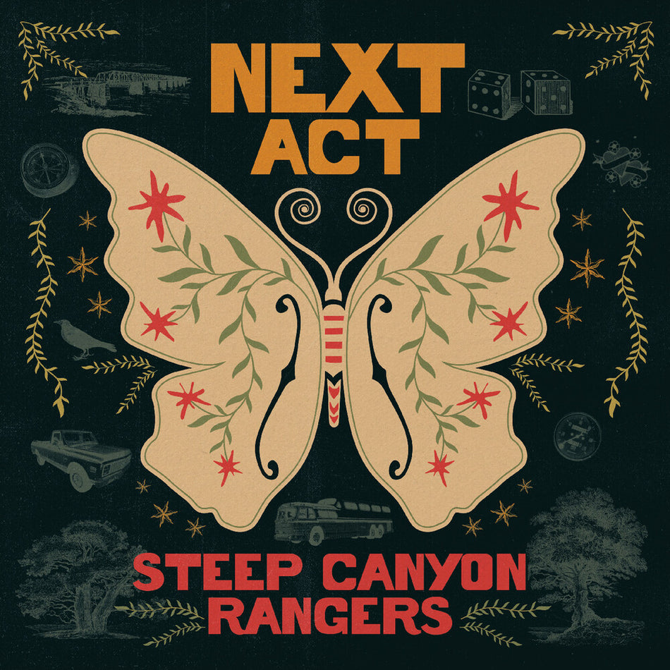 the album cover for Steep Canyon Rangers - Next Act [Colored Vinyl] (Maro)